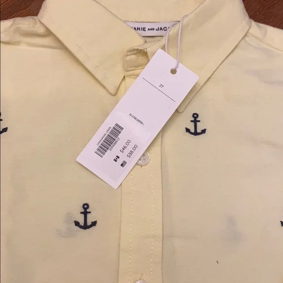 Janie And Jack 2T Boys Button Down - Picture 3 of 4